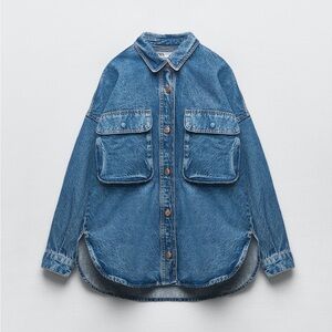 Zara denim shirt